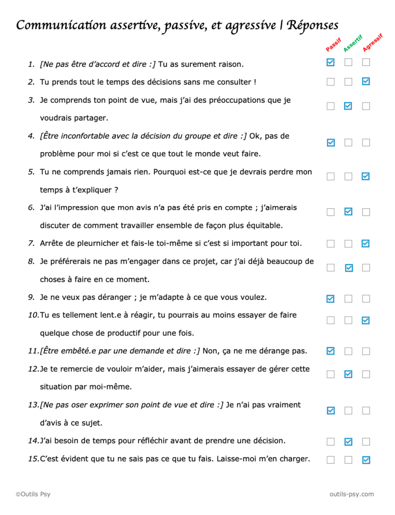 exercice affirmation de soi pdf